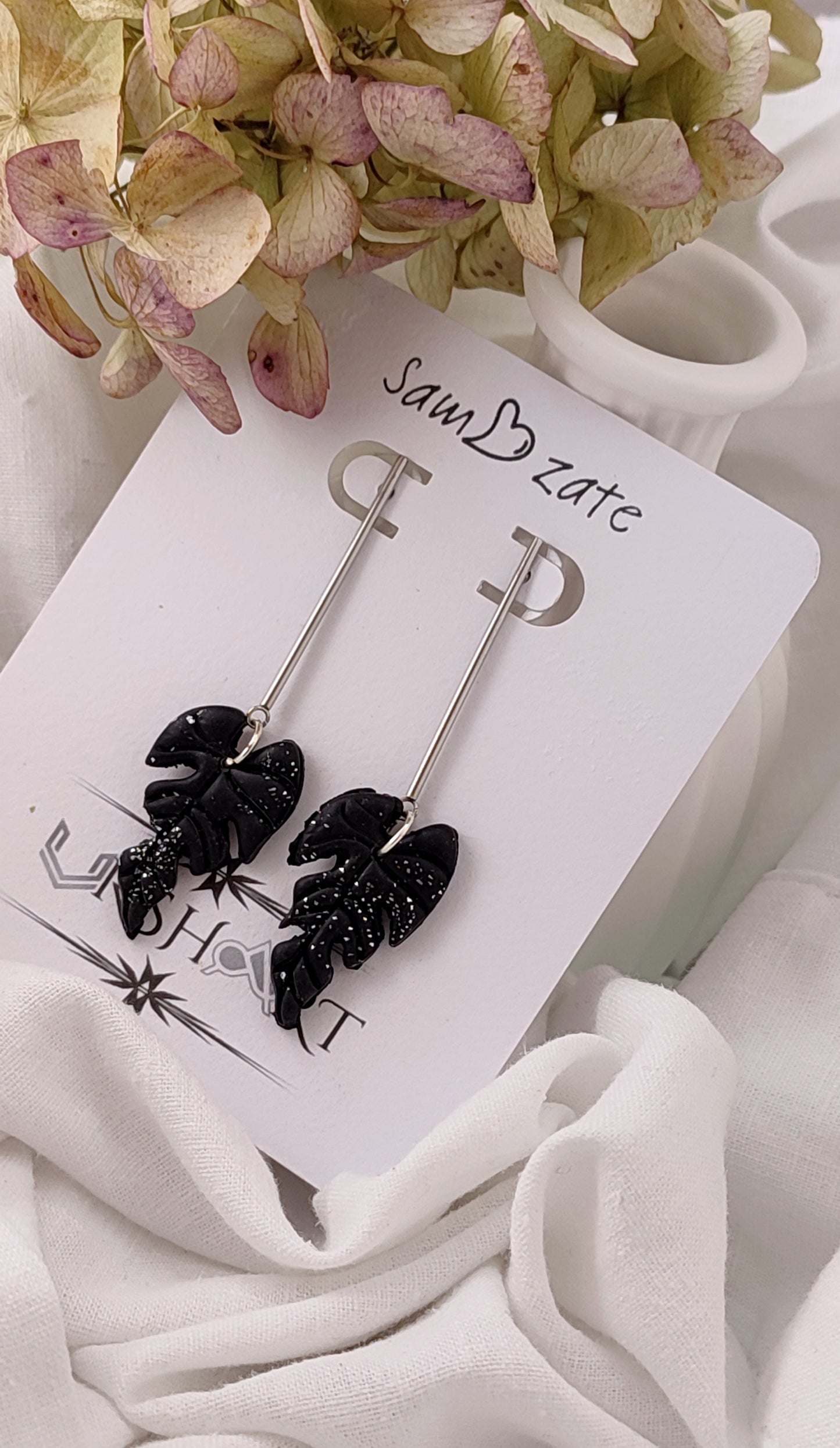 Blck Silver MONSTERA